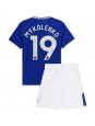 Everton Vitaliy Mykolenko #19 Domácí dres pro děti 2024-25 Krátký Rukáv (+ trenýrky)